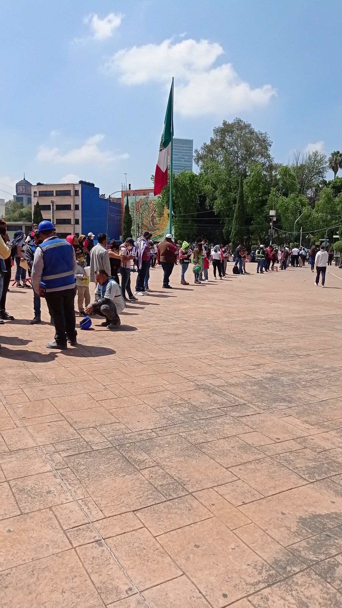 CDMX registra largas filas para pruebas Covid-19