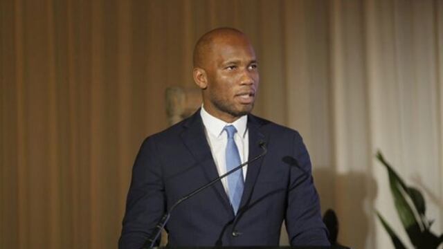 Drogba en un evento