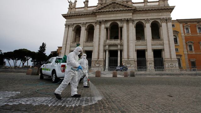 Basílica de San Juan en Roma, Italia.