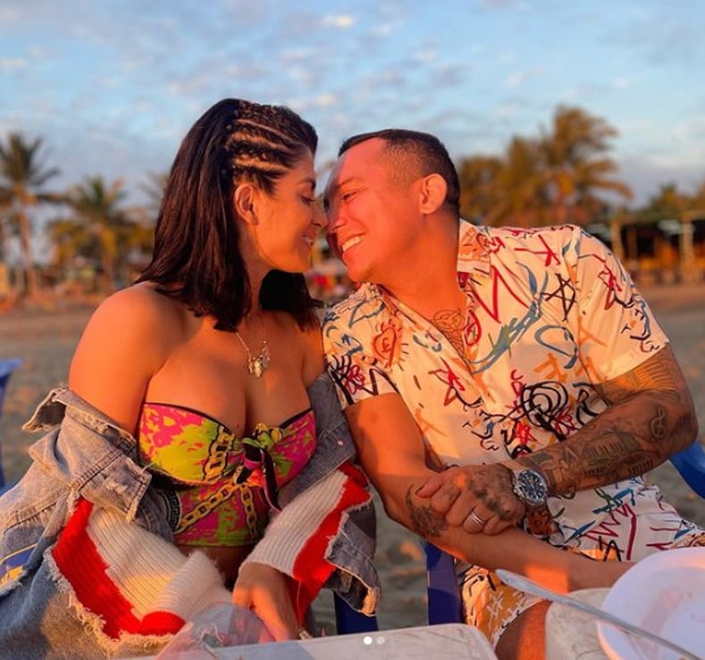 Edwin Luna y Kimberly Flores