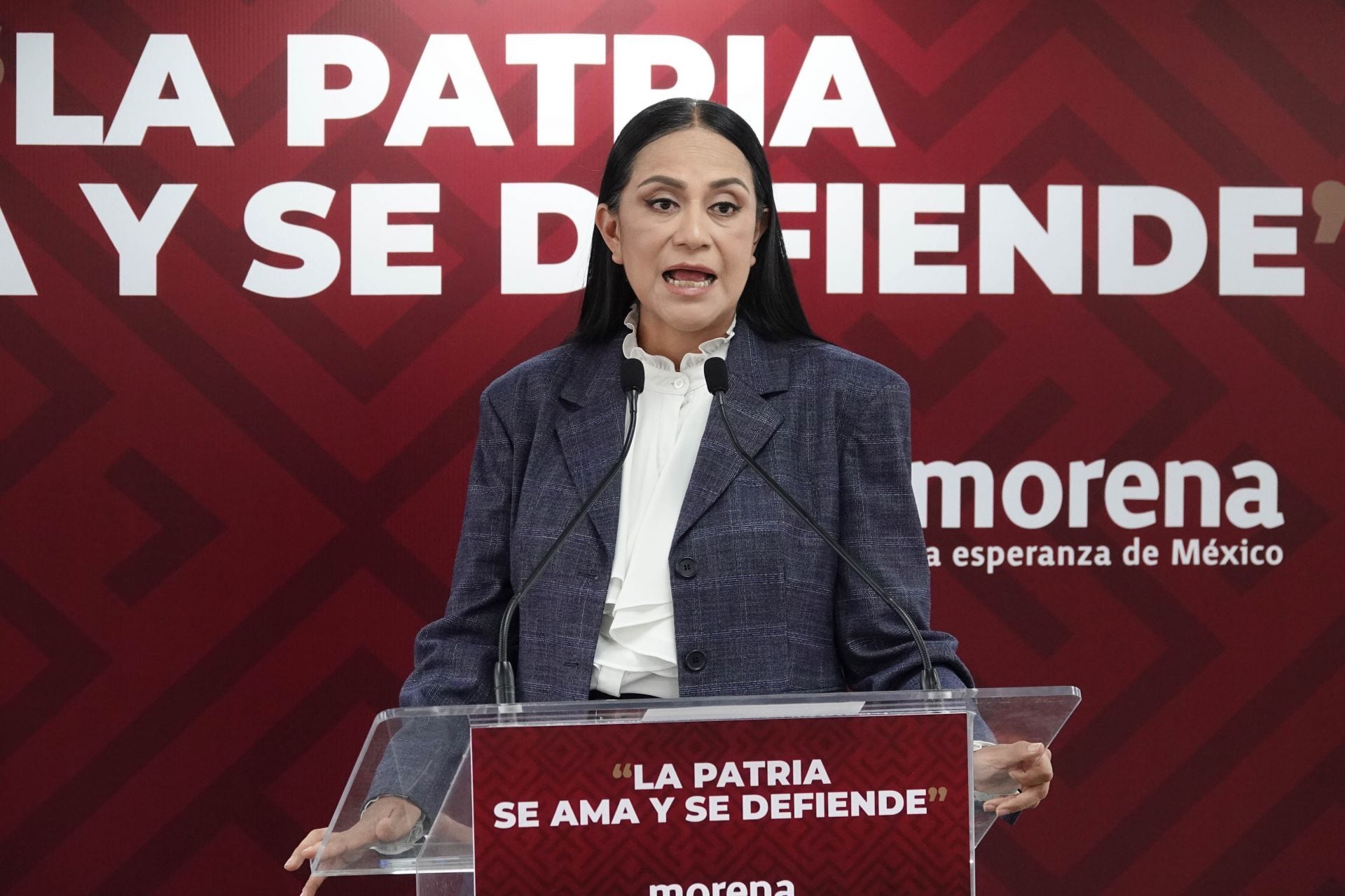 Ariadna Montiel Reyes, presidenta nacional de Morena