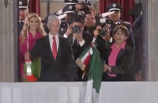 Delfina Gómez y Alfredo del Mazo hicieron lo impensable en el Grito de Independencia 2023