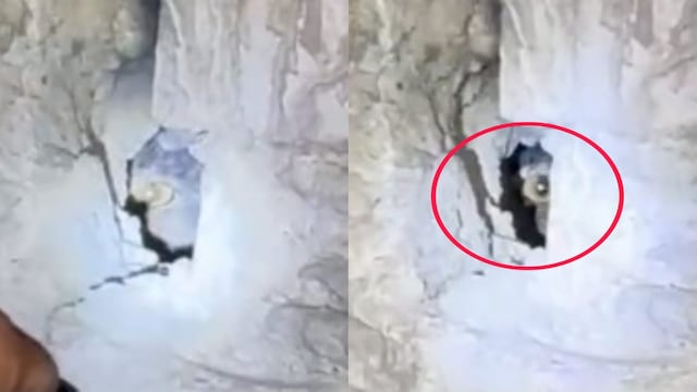 El video de TikTok de un ojo en la pared, ya aterrorizó a todos