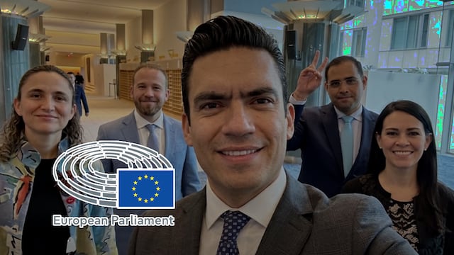 Dirigencia del PAN visita el Parlamento Europeo