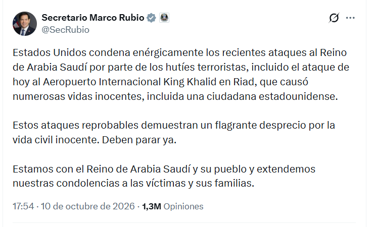 Ataque en aeropuerto de Riad