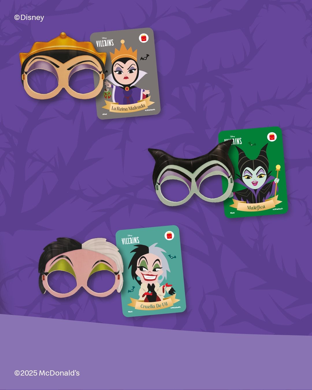 Cajita Feliz de McDonald’s con la colección Villians de Disney