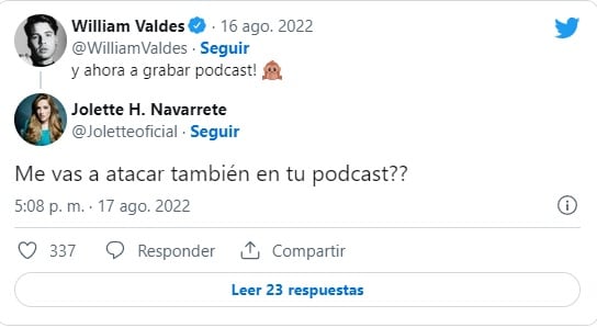 Jolette y William Valdés