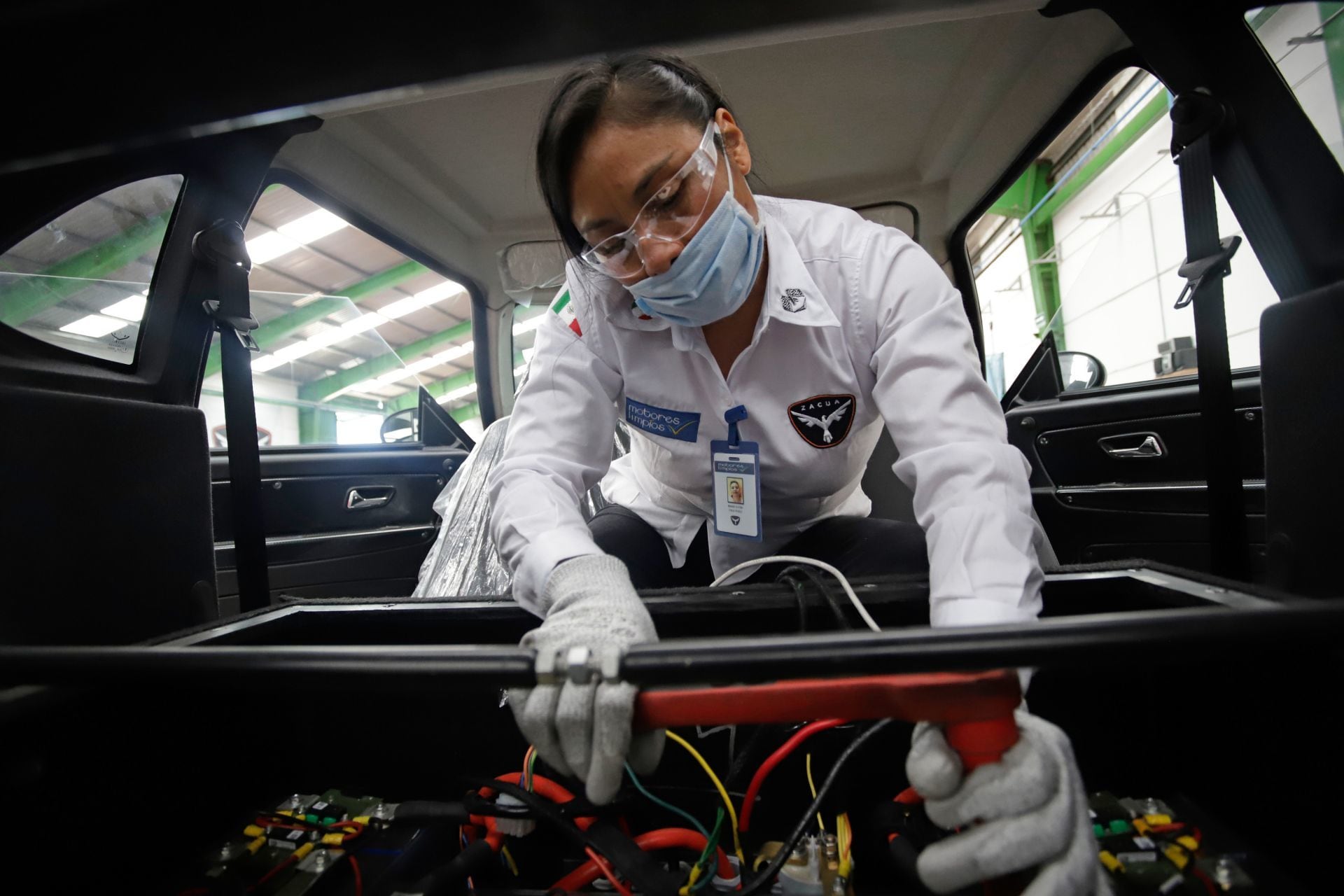 La fábrica de ensamblaje del auto eléctrico Zacua se ubica en la capital poblana.