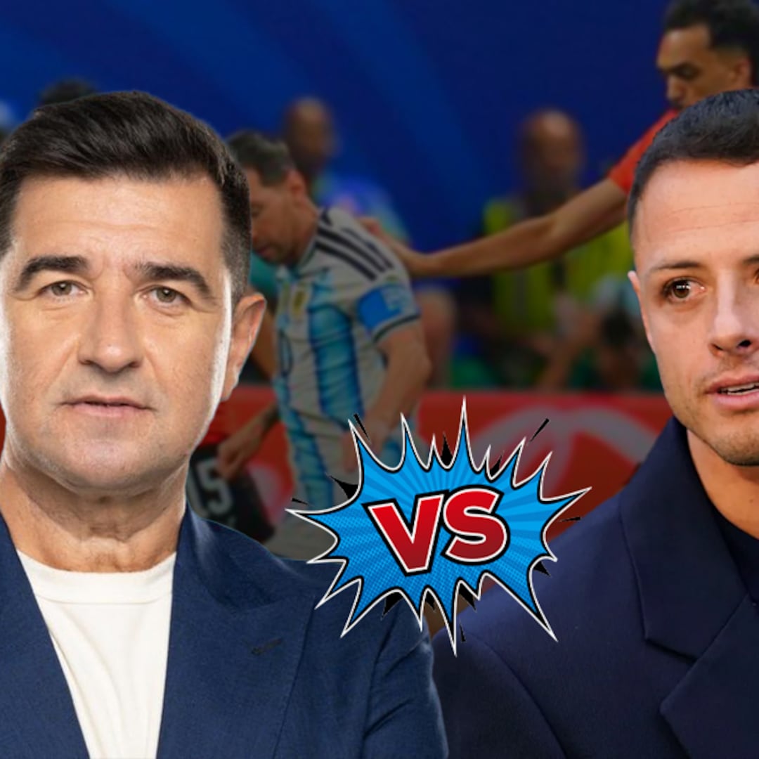 Hugo Balassone revela fuerte cruce con Chicharito durante el Argentina vs Egipto