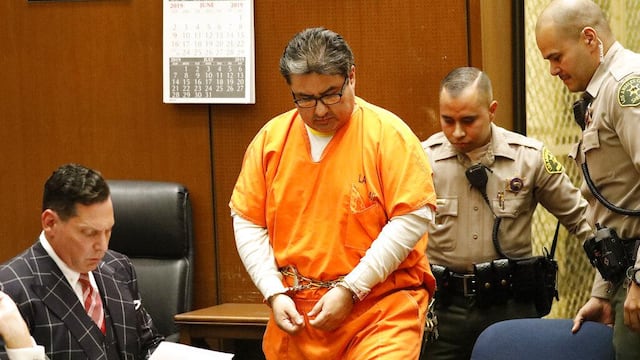 Naasón Joaquín García en la corte de Los Ángeles, California.