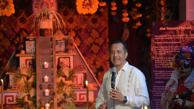 Cuitláhuac García, altar de Día de Muertos