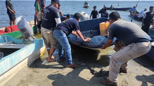 Volcadura de lancha deja 2 muertos, 3 heridos y una persona desaparecida en Coyuca