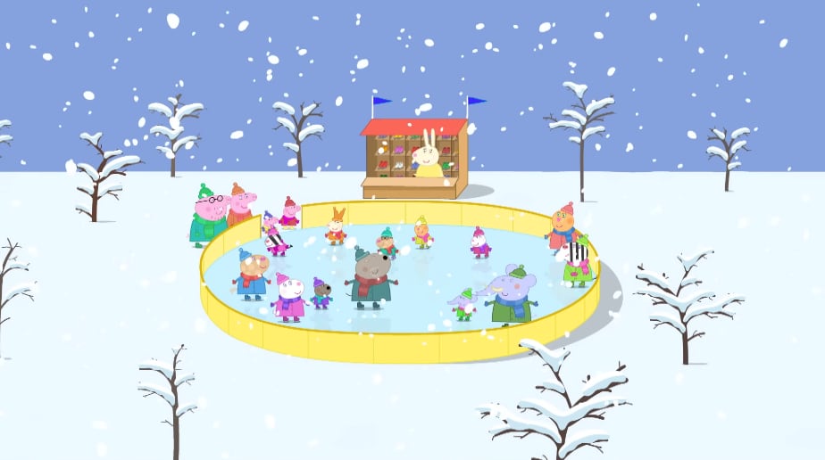 Peppa Pig por el Día del Patinador
