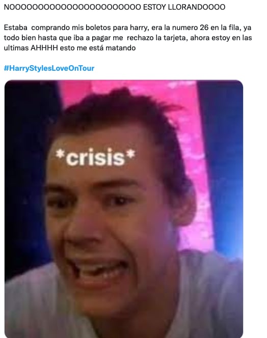 Memes para boletos de Harry Styles