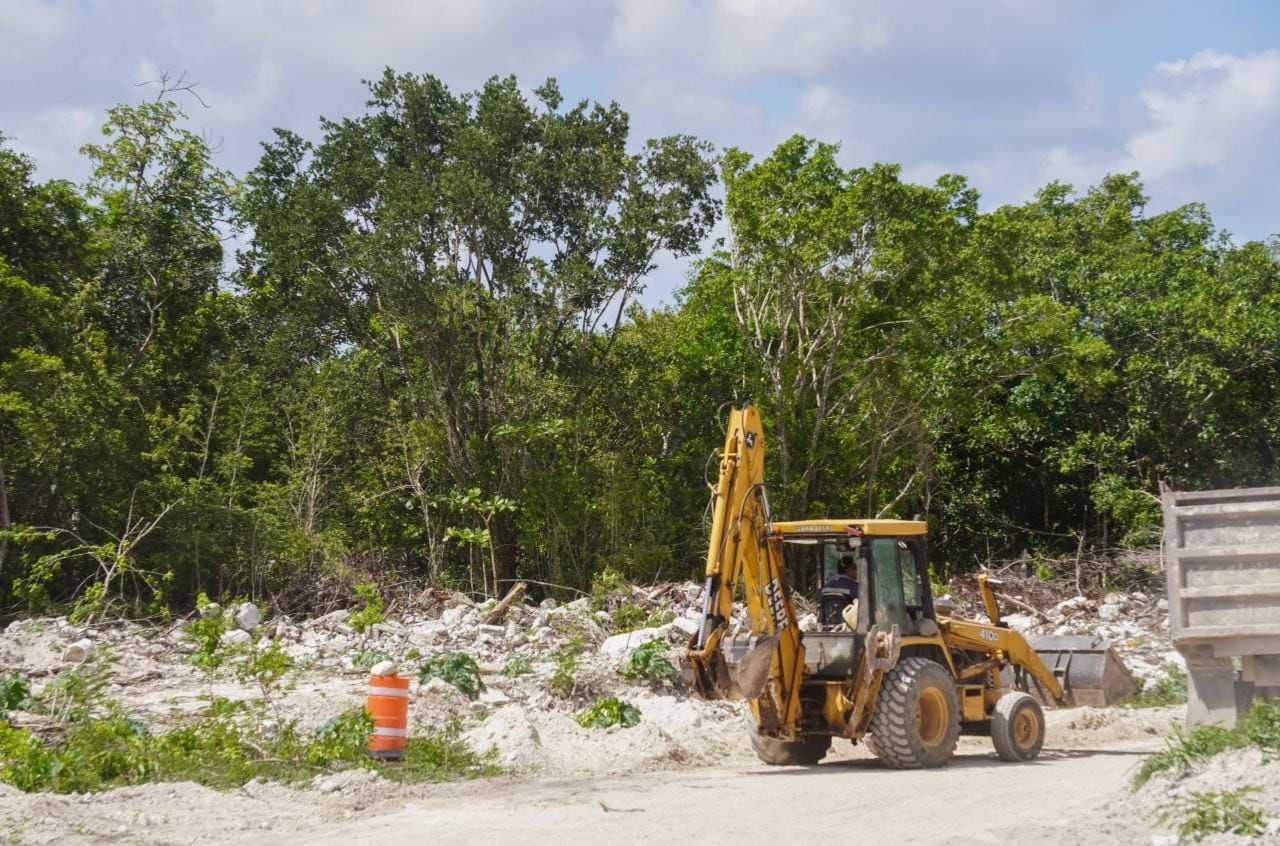 Construcción del Tren Maya en Quintana Roo