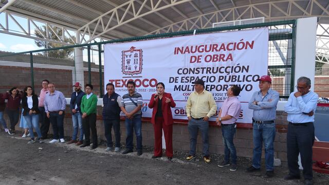 Gobierno de Texcoco entrega obras en zona norte