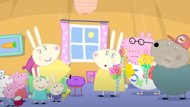 El día libre de la trabajadora Señora Conejo: Capítulo de Peppa Pig en YouTube en español por Día Internacional de la Mujer