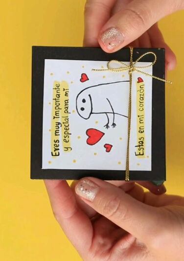 Ideas para el Día del Novio: Carta con dibujo