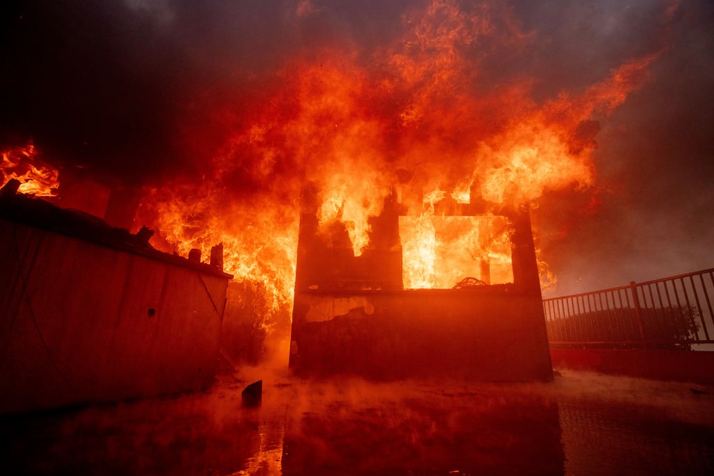Incendio forestal en Los Ángeles, California