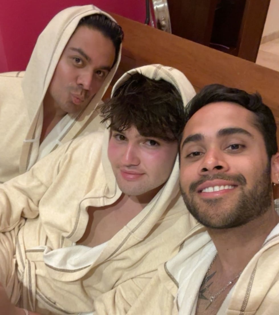 Ricardo Peralta, Jair Sánchez y Dani Valle