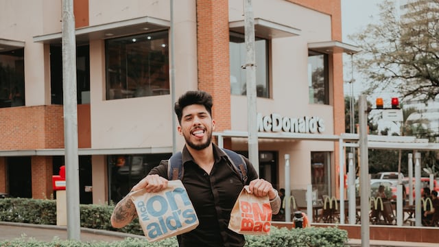 Hombre bolsa