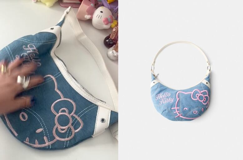 Bolsa de Hello Kitty de Bershka vs AliExpress
