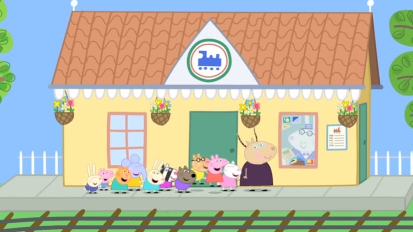 Peppa Pig da un paseo en tren con George por el Día del Ferrocarrilero en México