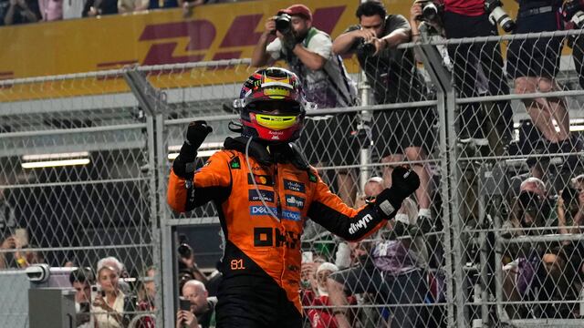 Oscar Piastri, piloto de McLaren, en el Gran Premio de Arabia Saudita.