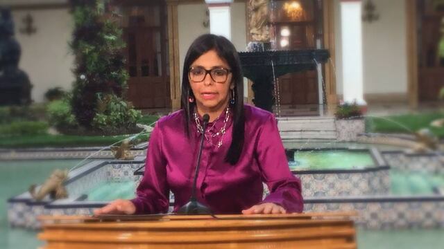 Delcy Rodríguez, canciller de Venezuela