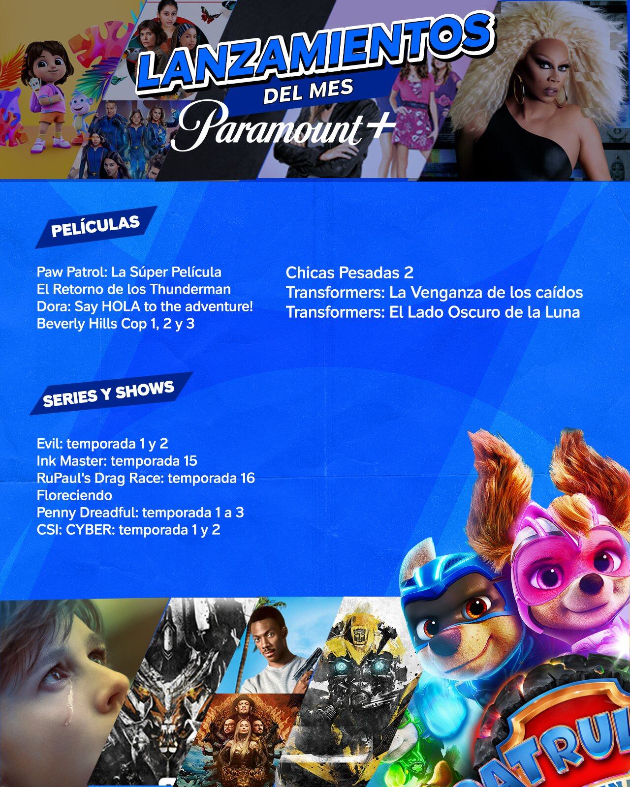 Estrenos Paramount+ Marzo 2024