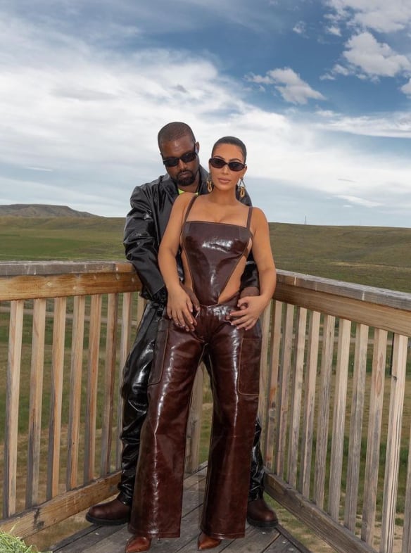 Kanye West y Kim Kardashian