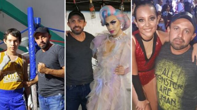 Felipe Ontiveros y sus hijos