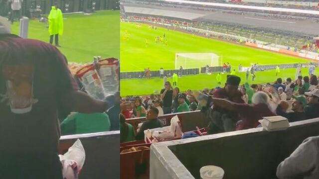 Pelea por una botellota de jugo de limón