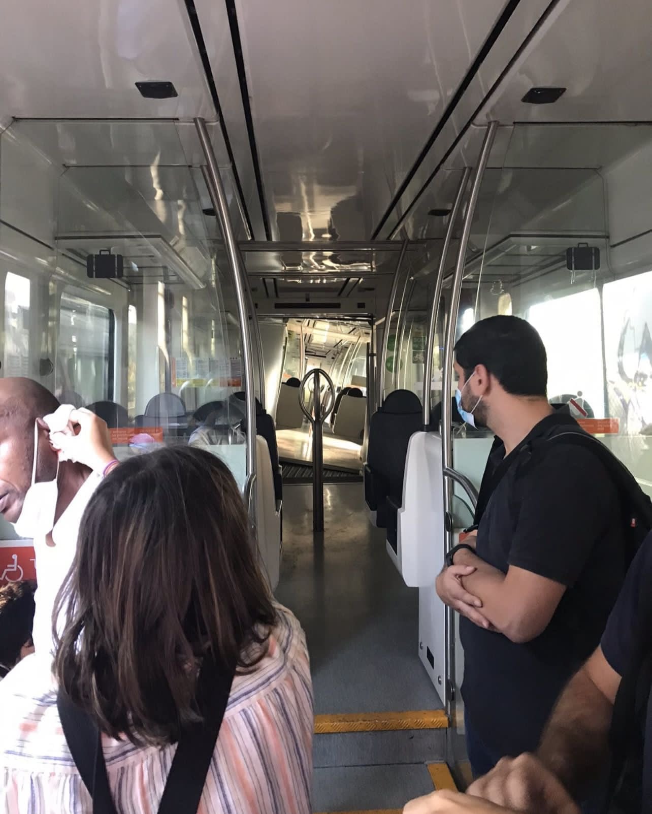 Choque de trenes en Barcelona, España