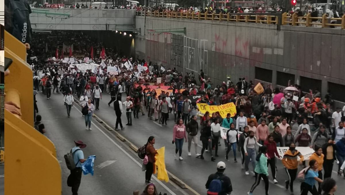 Avanzan contingentes de la marcha 2 de octubre 2023