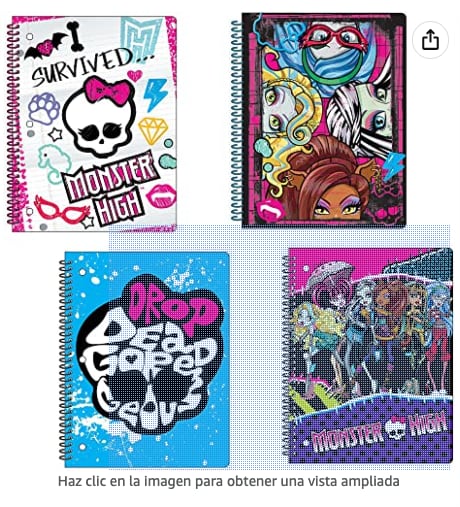 Cuadernos Monster High
