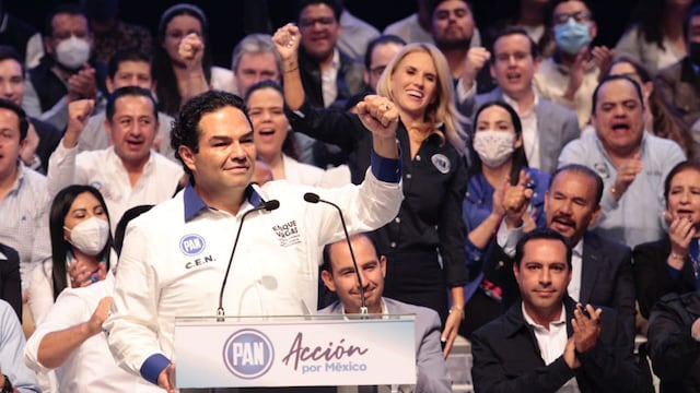 Enrique Vargas del Villar es destapado en el PAN durante mitin en Toluca