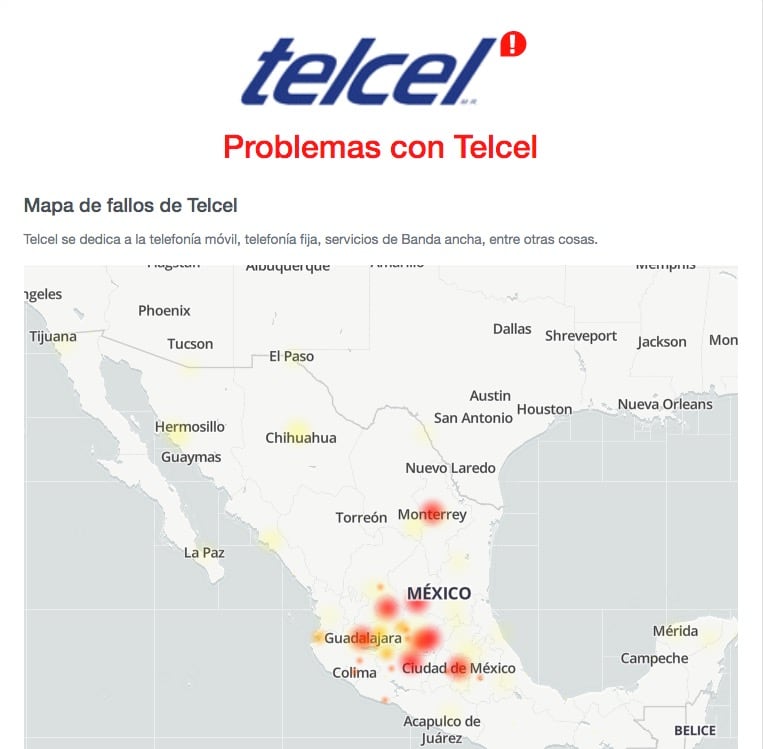 Fallas Telcel