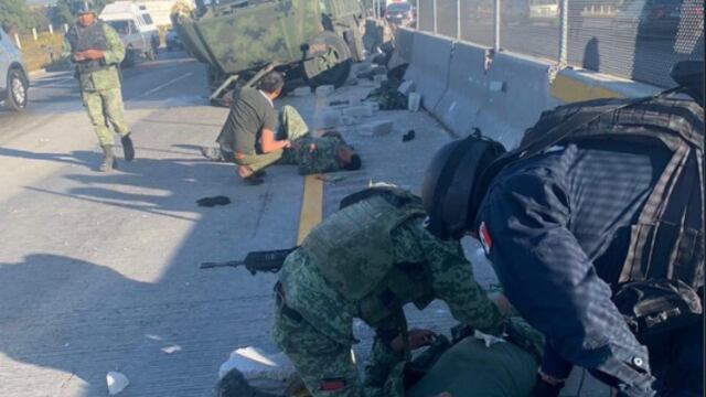 El accidente se dio a la altura de la caseta de Amozoc