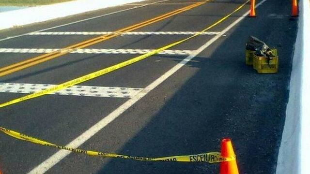 Los restos se encontraron sobre la Autopista Siglo XXI.