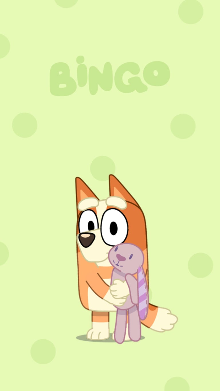 Fondo de pantalla de Bingo, hermana de Bluey