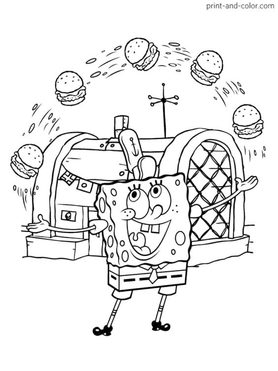 Dibujos de Bob Esponja