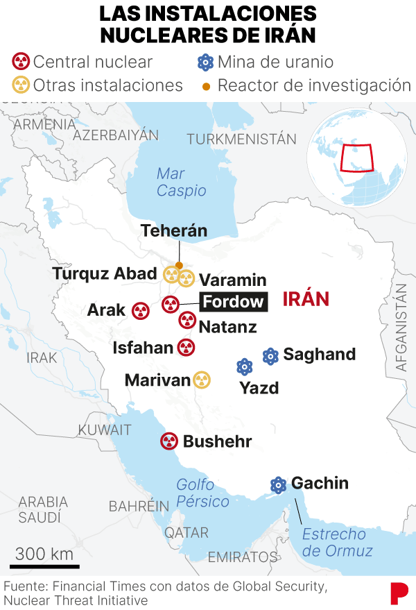 Centrales nucleares de Irán