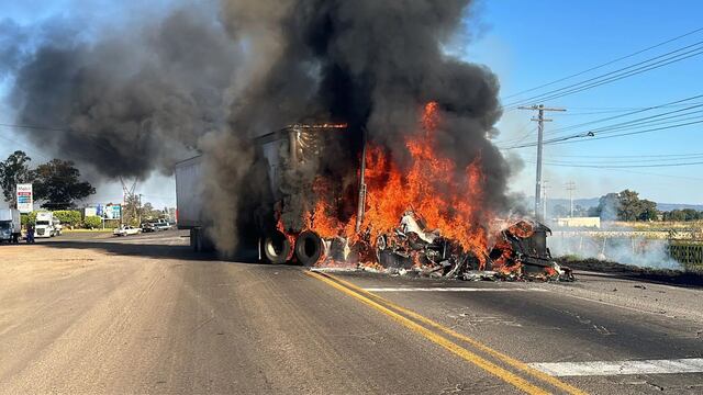 Ataque de civiles armados a la Guardia Nacional en Zapotlanejo, Jalisco, provoca narcobloqueos