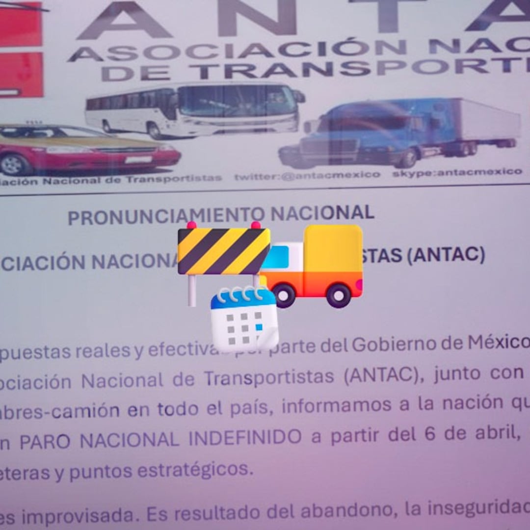 ANTAC anuncia paro indefinido de transportistas a partir del 6 de abril