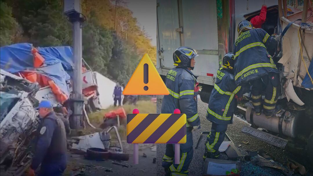 Accidente entre camiones de carga en la México-Toluca: un muerto y heridos