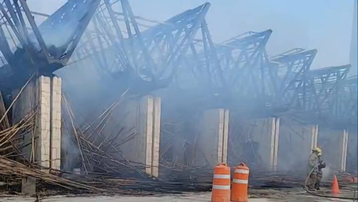 Incendio en el Parque del Jaguar en Tulum