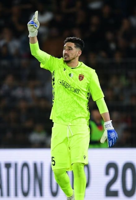 Oussama Benbot, portero de Argelia