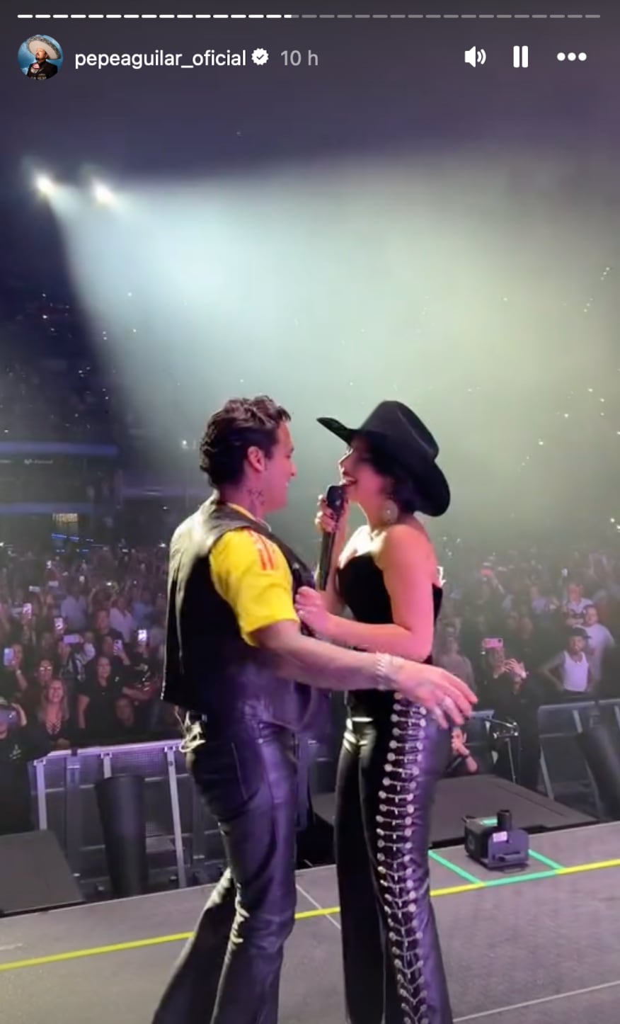 Pepe Aguilar comparte el momento especial de Ángela Aguilar y Christian Nodal en Colombia