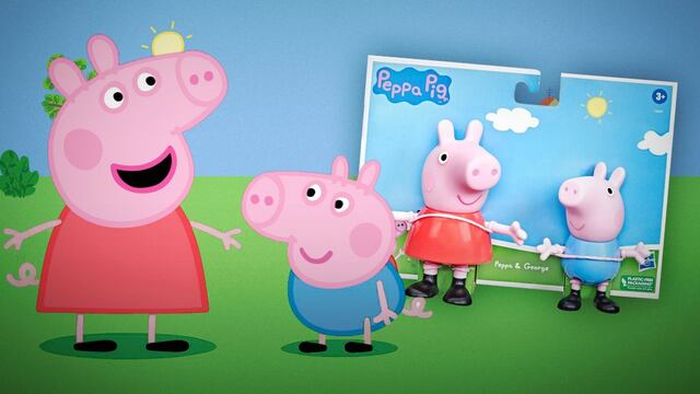 Set Peppa Pig y George